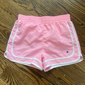 Champion girls pink athletic shorts L